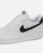 Кросівки Nike Air Force 1 White Black Logo 05824-Білий-36 фото 7