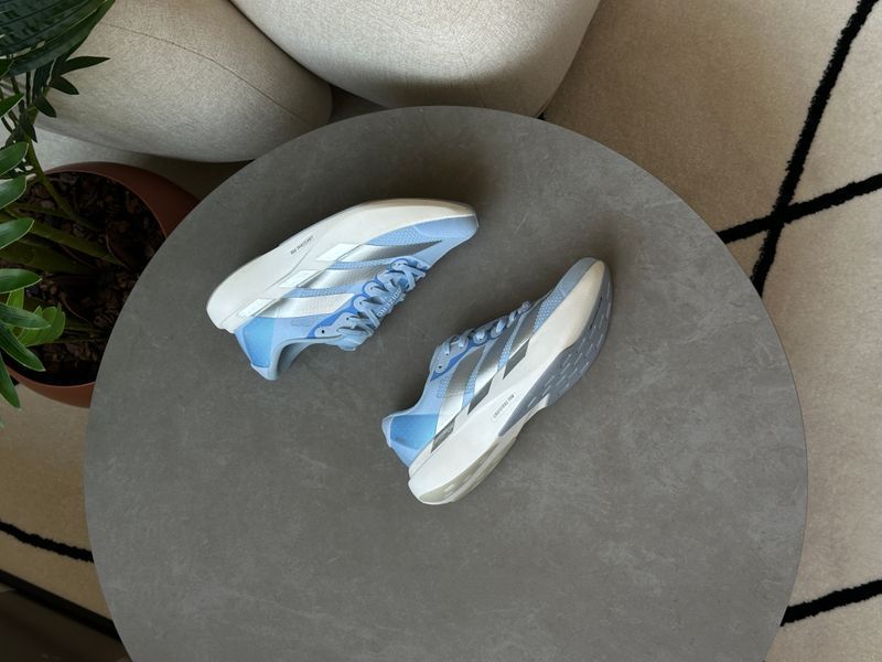 Кросівки Adidas Adizero Evo SL Glow Blue/Silver Metallic 21400-Блакитний-40 фото