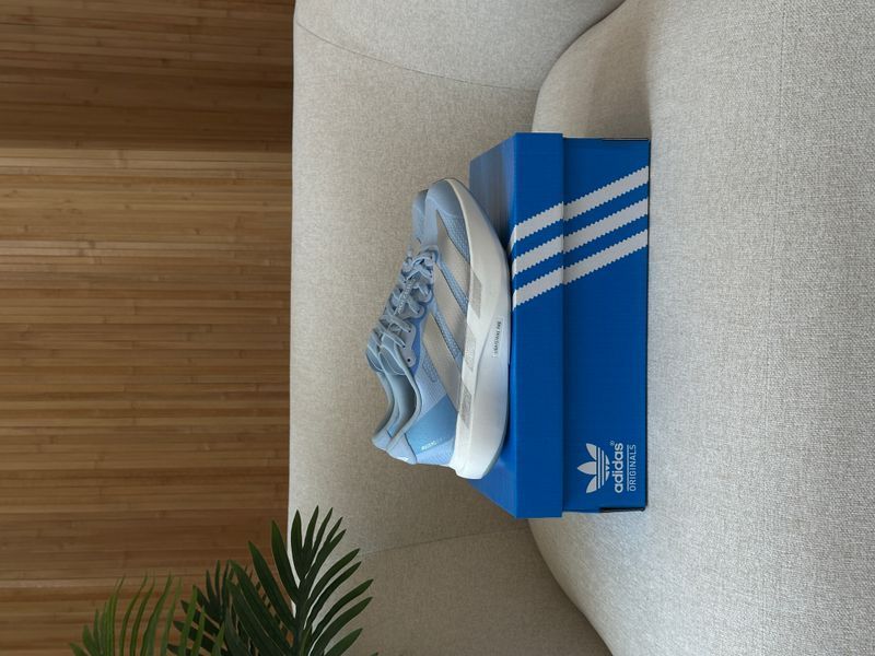 Кросівки Adidas Adizero Evo SL Glow Blue/Silver Metallic 21400-Блакитний-40 фото
