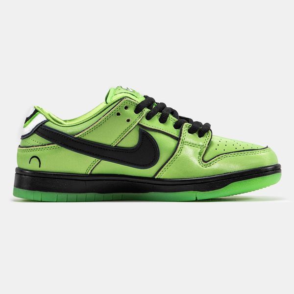Кросівки Nike SB Dunk "Powerpuff Girls - Buttercup" 14823-Зелений-36 фото