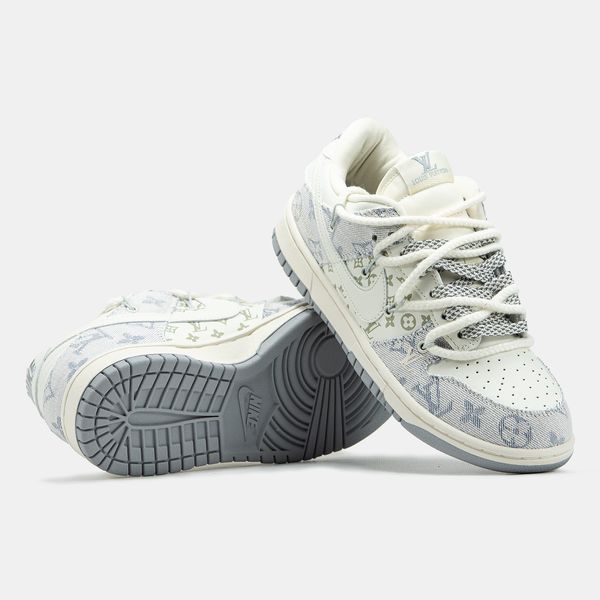 Кросівки Nike SB x Louis Vuitton White Grey 19470-Сірий-36 фото