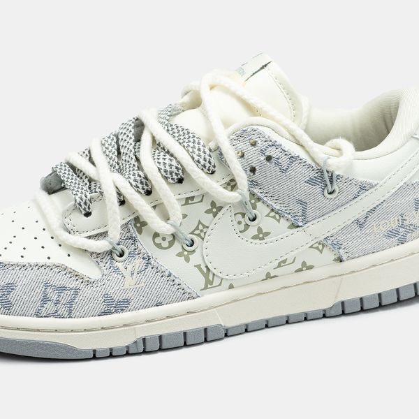Кросівки Nike SB x Louis Vuitton White Grey 19470-Сірий-36 фото