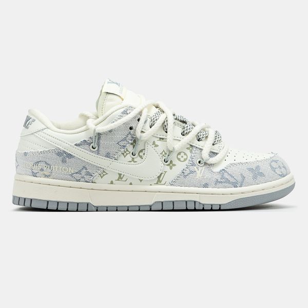 Кросівки Nike SB x Louis Vuitton White Grey 19470-Сірий-36 фото