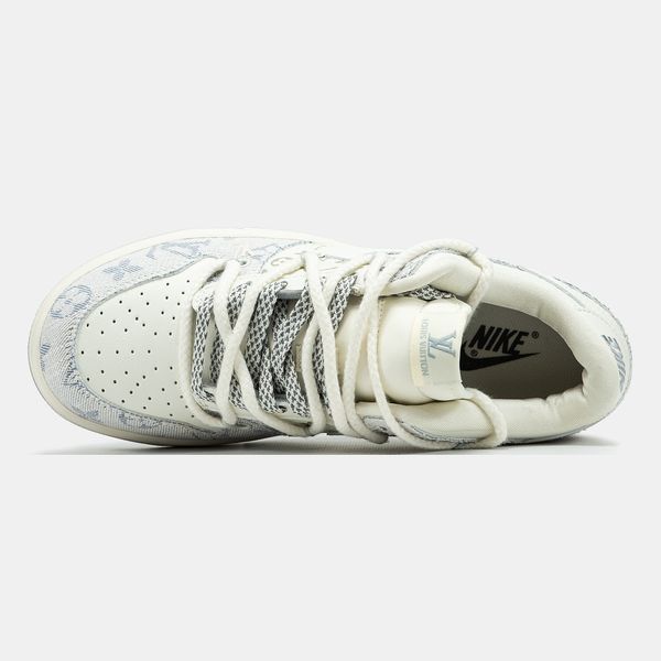 Кросівки Nike SB x Louis Vuitton White Grey 19470-Сірий-36 фото