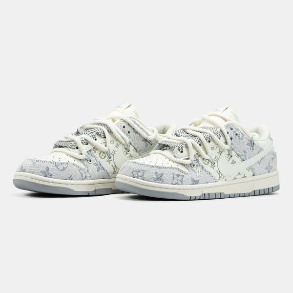 Кросівки Nike SB x Louis Vuitton White Grey 19470-Сірий-36 фото