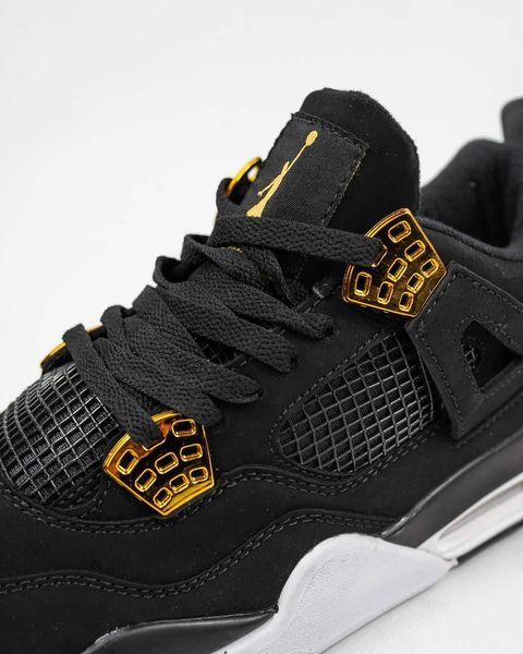 Кросівки Jordan Retro 4 Black 07824-Чорний-37 фото