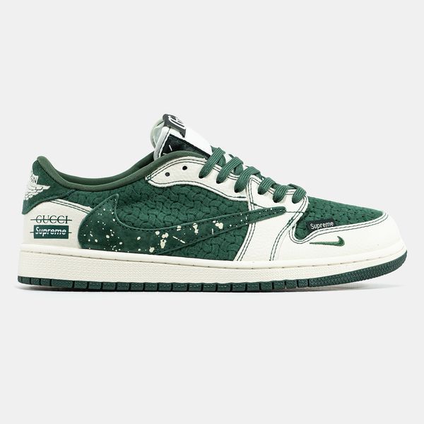 Кросівки Nike Air Jorgan 1 Low x Travis Scott x Gucci x Supreme 21650-Мультиколір-40 фото