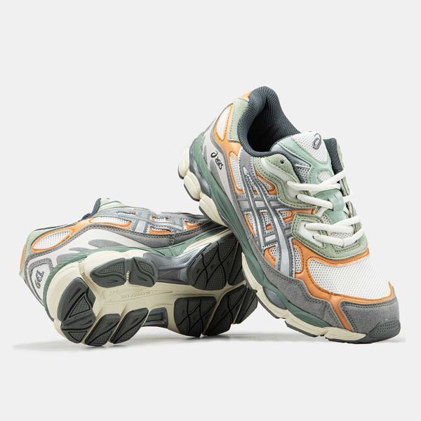 Кросівки Asics Gel-NYC White Orange Green Grey 17712-Мультиколір-36 фото