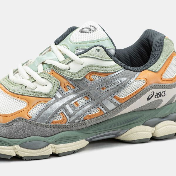 Кросівки Asics Gel-NYC White Orange Green Grey 17712-Мультиколір-36 фото