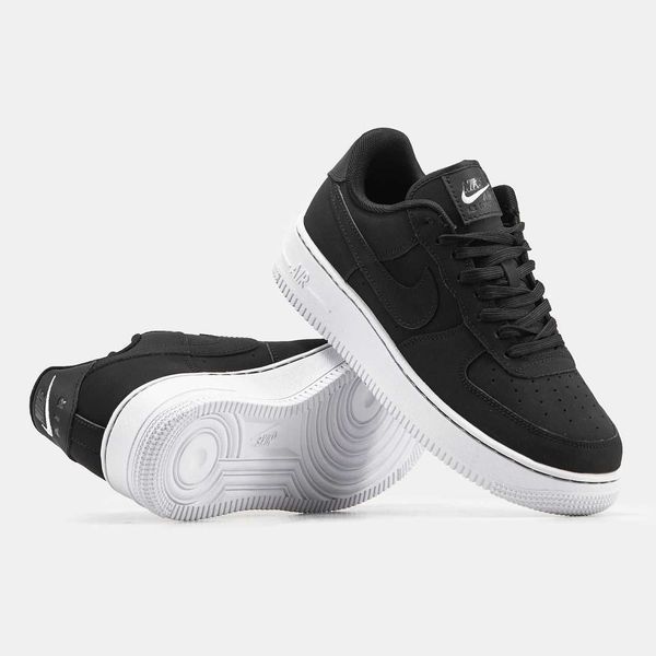 Кросівки Nike Air Force 1 Low Black White 10514-Чорний-36 фото