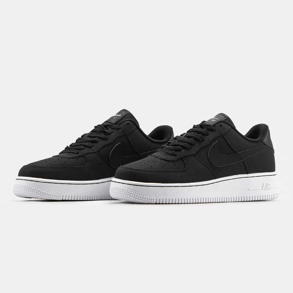 Кросівки Nike Air Force 1 Low Black White 10514-Чорний-36 фото