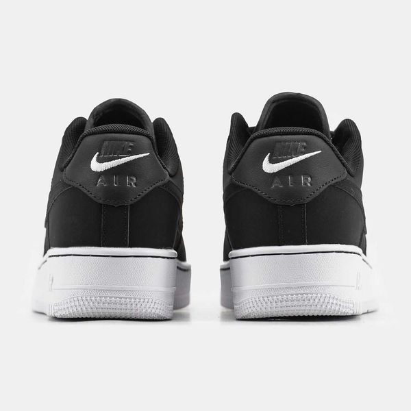 Кросівки Nike Air Force 1 Low Black White 10514-Чорний-36 фото