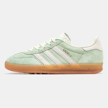 Кросівки Adidas Gazelle mint White 17006-Зелений-36 фото