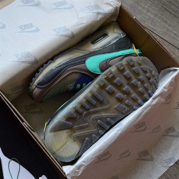 Кросівки Nike Air Max 90 Terrascape Beige Black Mint 11037-Мультиколір-36 фото
