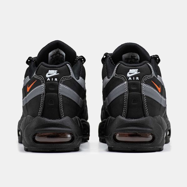 Кросівки Nike Air Max 95 Black Grey Orange 17867-Чорний-36 фото
