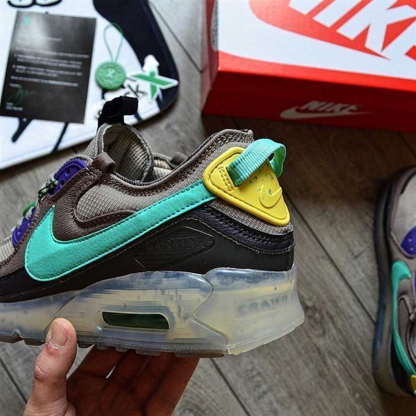 Кросівки Nike Air Max 90 Terrascape Beige Black Mint 11037-Мультиколір-36 фото