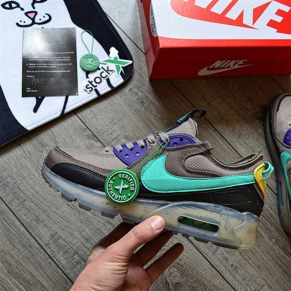 Кросівки Nike Air Max 90 Terrascape Beige Black Mint 11037-Мультиколір-36 фото