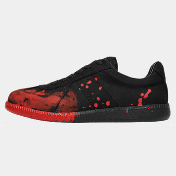 Кросівки MAISON MARGIELA &lsquo;REPLICA &lsquo; Black RED Paint 22308-Мультиколір-41 фото