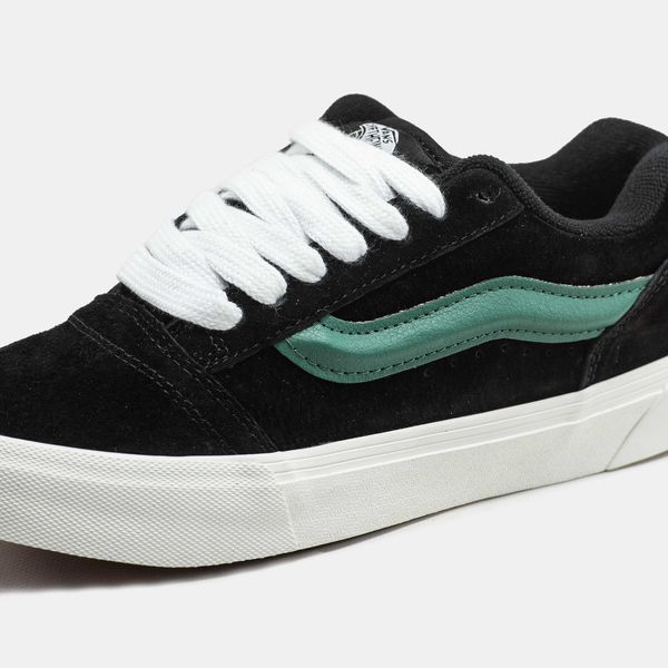 Кросівки Vans KNU Skool Black Green White 16345-Чорний-36 фото