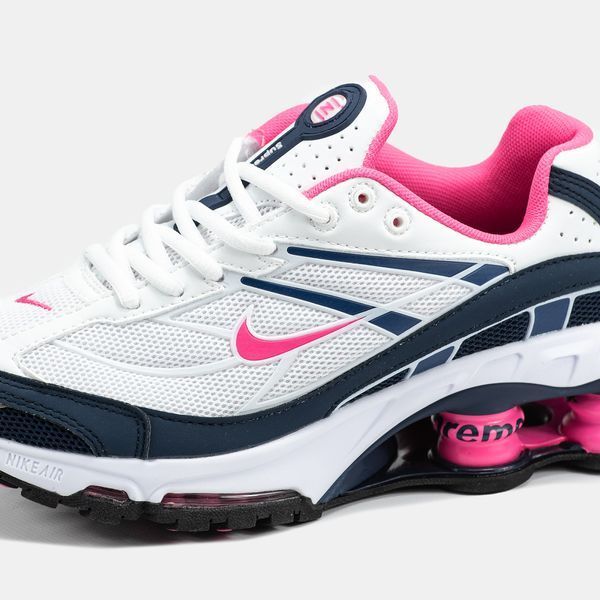 Кросівки Nike Shox Ride 2 SP x Supreme White Blue Pink 20047-Мультиколір-36 фото