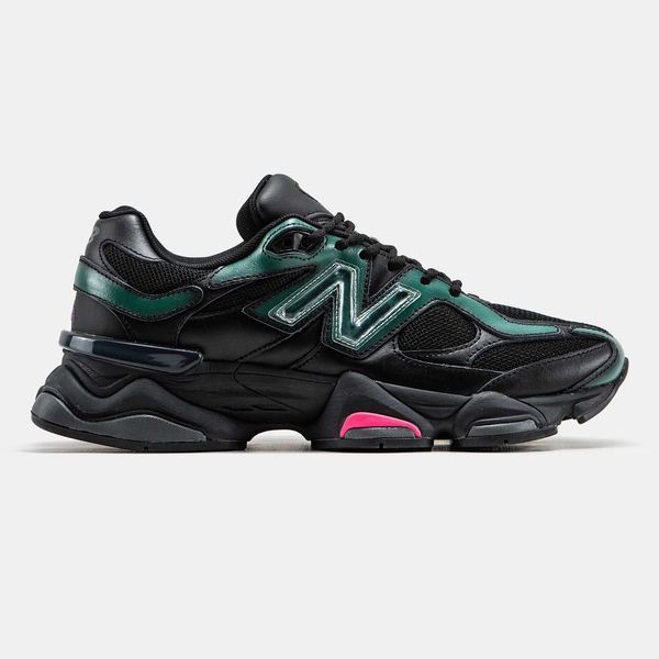 Кросівки New Balance 9060 x Mowalola Burglarwear Black Teal Pink 12233-Чорний-41 фото