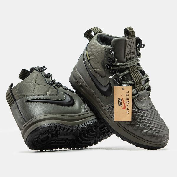 Кросівки Nike Duckboot 1 GREEN Winter Fur 01565-Хакі-36 фото