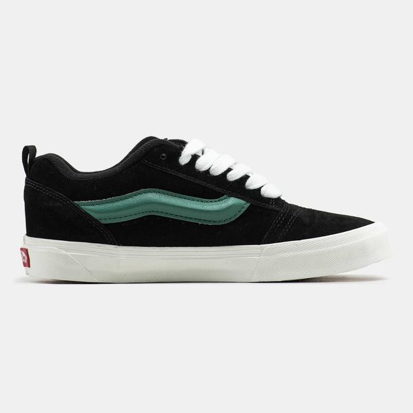 Кросівки Vans KNU Skool Black Green White 16345-Чорний-42 фото