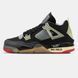 Кросівки Jordan Retro 4 Black Red Grey 07125-Чорний-36 фото 1
