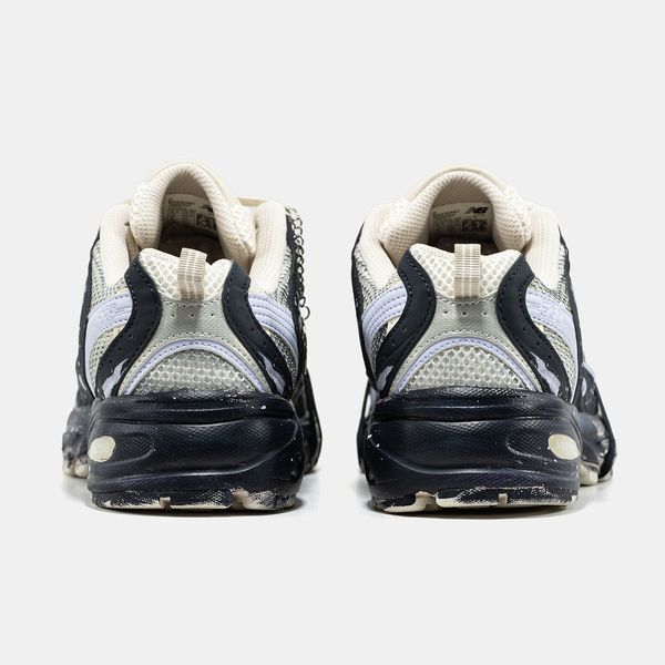Кросівки New Balance 530 Custom Beige Black Silver Edition 22409-Мультиколір-36 фото
