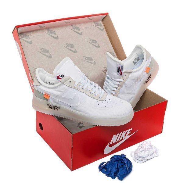 Кросівки Nike Air Force 1 Off-White White 00849-Білий-43 фото