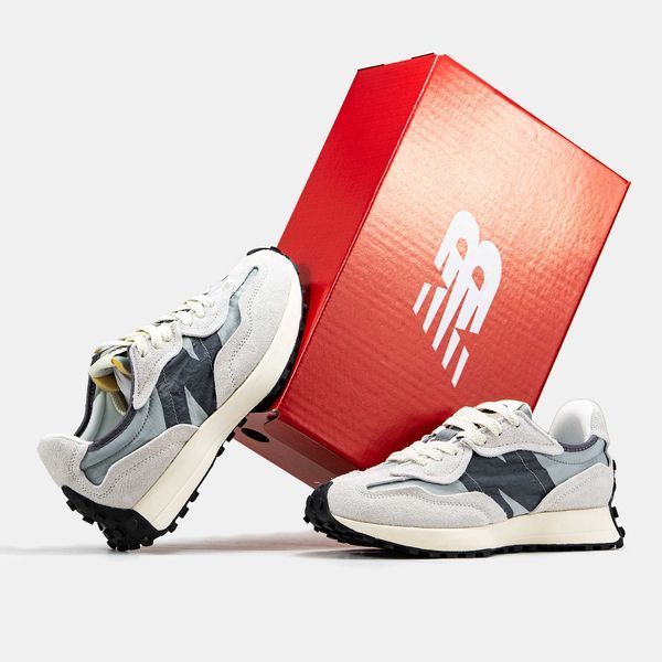 Кросівки New Balance 327 Beige Grey Black 14748-Бежевий-36 фото