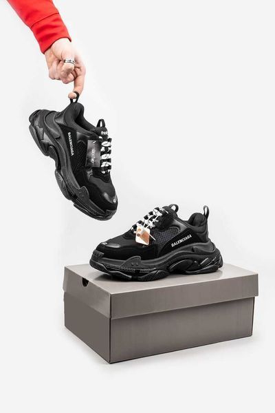 Кросівки Balenciaga Triple S Clear Sole Black 03368-Чорний-36 фото