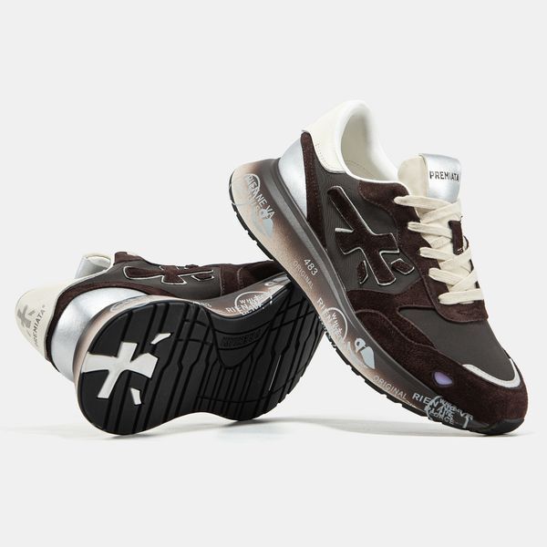 Кросівки Premiata Lauryn Brown Beige 23658-Бордовий-36 фото