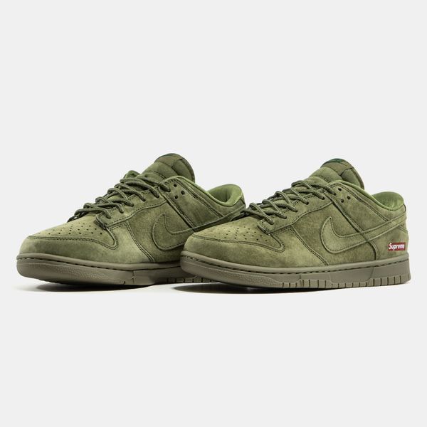 Кросівки Nike SB Dunk Low x Supreme Khaki 23708-Хакі-40 фото