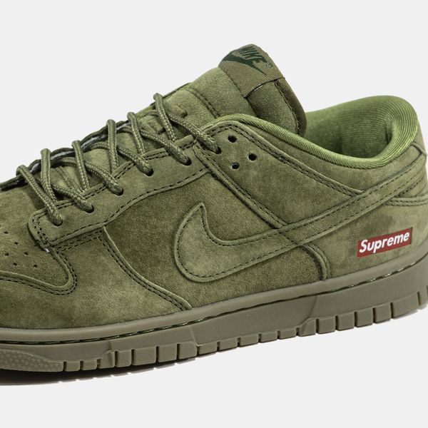 Кросівки Nike SB Dunk Low x Supreme Khaki 23708-Хакі-40 фото