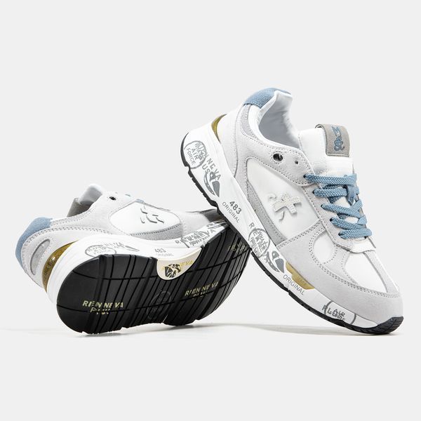 Кросівки Premiata Uomo Mase Grey White 20345-Сірий-39 фото