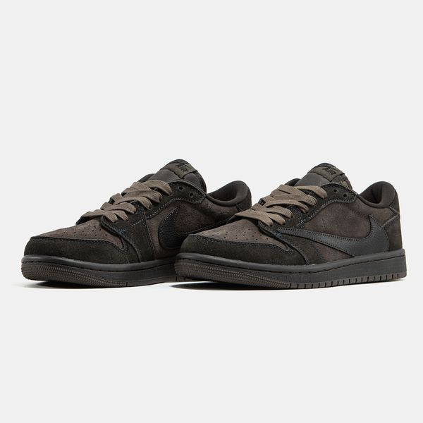 Кросівки Jordan 1 Retro Low OG SP Travis Scott Velvet 20131-Коричневий-40 фото