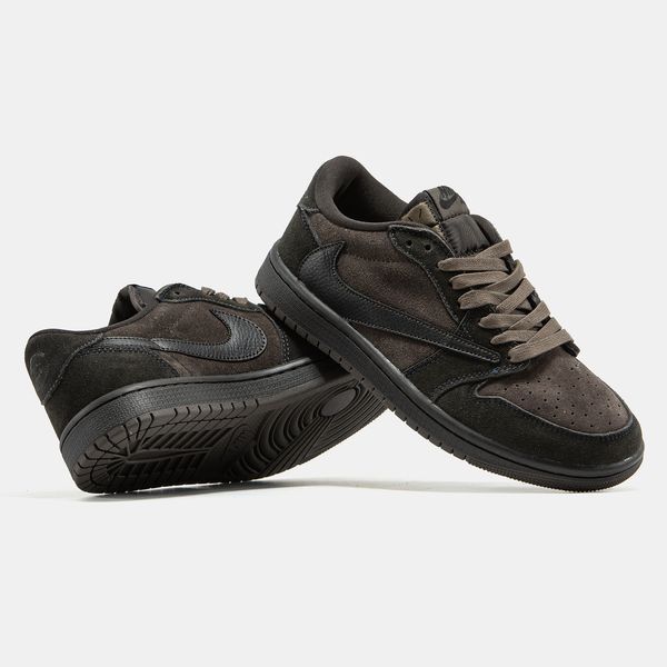 Кросівки Jordan 1 Retro Low OG SP Travis Scott Velvet 20131-Коричневий-40 фото