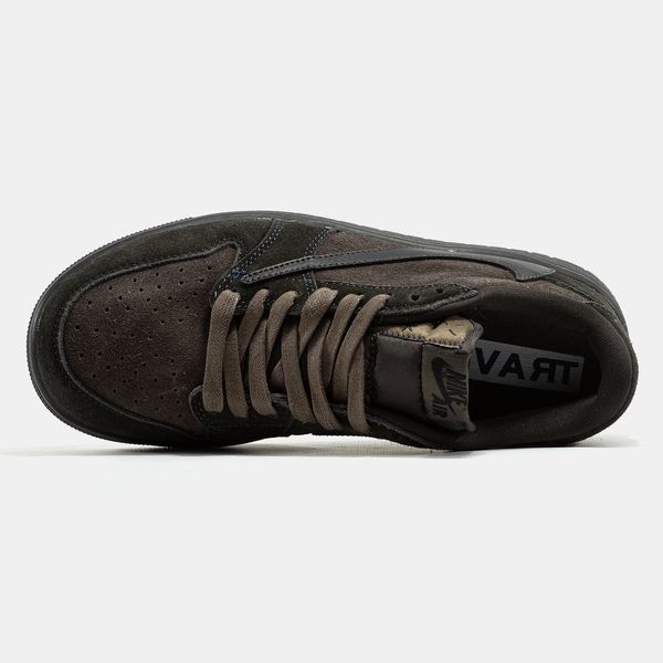 Кросівки Jordan 1 Retro Low OG SP Travis Scott Velvet 20131-Коричневий-40 фото