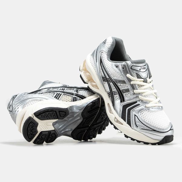 Кросівки Asics Gel-Kayano 14 White Silver Black 12185-Сріблястий-36 фото
