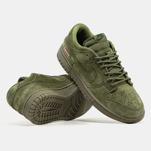 Кросівки Nike SB Dunk Low x Supreme Khaki 23708-Хакі-45 фото