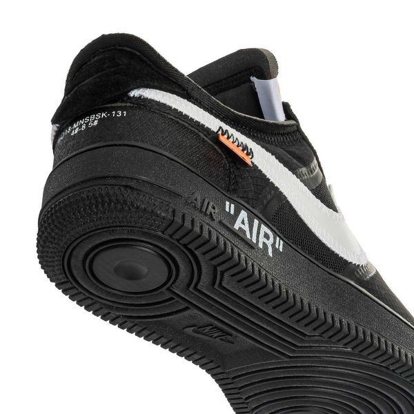 Кросівки Nike Air Force 1 Off-White Black 00847-Чорний-41 фото