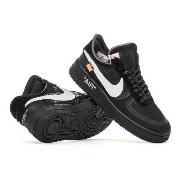 Кросівки Nike Air Force 1 Off-White Black 00847-Чорний-41 фото