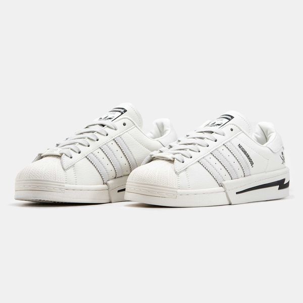 Кросівки Adidas Superstar x Neighborhood White Black 18671-Білий-36 фото