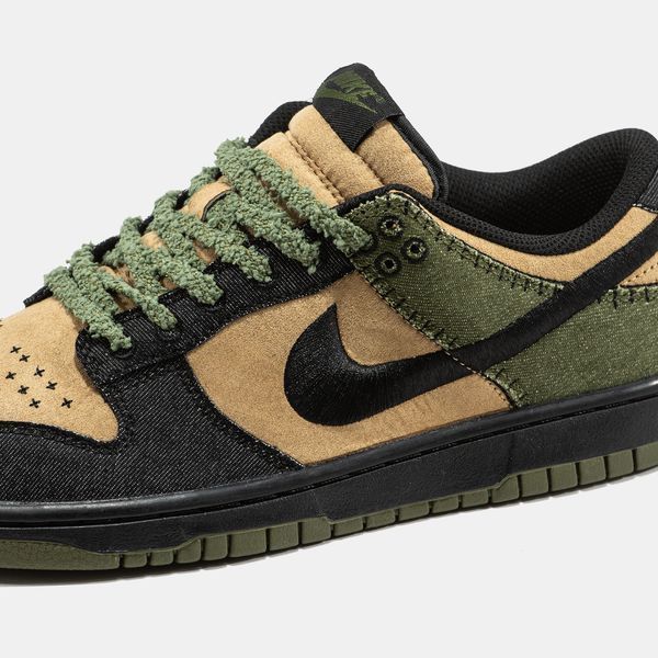 Кросівки Nike SB Dunk Low Khaki Beige Black 24061-Мультиколір-36 фото