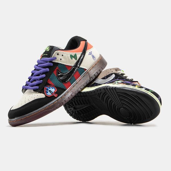 Кросівки Nike SB Dunk Low x Halloween Custom 16099-Мультиколір-36 фото