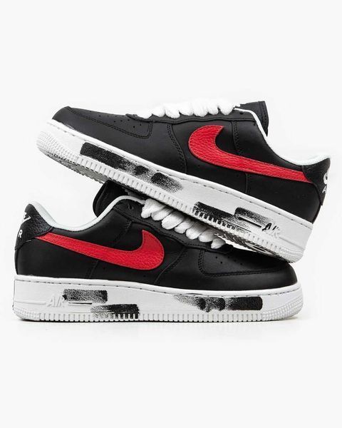Кросівки Nike Air Force 1 Low G-Dragon Black Red White 09377-Чорний-36 фото