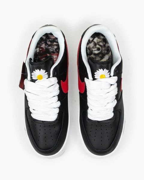 Кросівки Nike Air Force 1 Low G-Dragon Black Red White 09377-Чорний-36 фото
