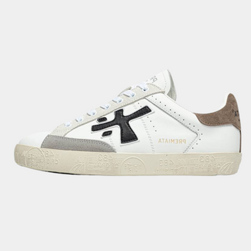 Кросівки Premiata Stevend 6660 White Black Beige 22621-Білий-36 фото