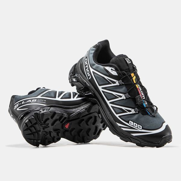 Кросівки Salomon XT- 6 Soft Ground LAB Grey Black White 14182-Сірий-36 фото